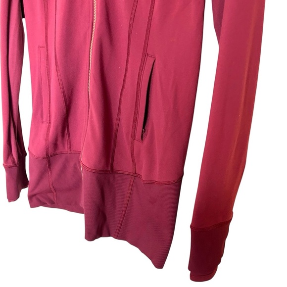 Lululemon Daily Practice Jacket- Wine Berry- Size 6 - Picture 10 of 15